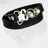 Single Garter Choker & Wrap Bracelet Detail