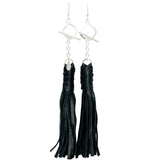 Lalita Leather Tassel Earrings