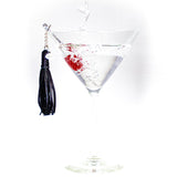 Dirty Martini Pick Leather Tassel