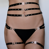 Triple Studded Body Garter