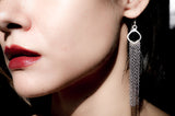 Lalita Sterling Silver Fringe Earrings Lifestyle